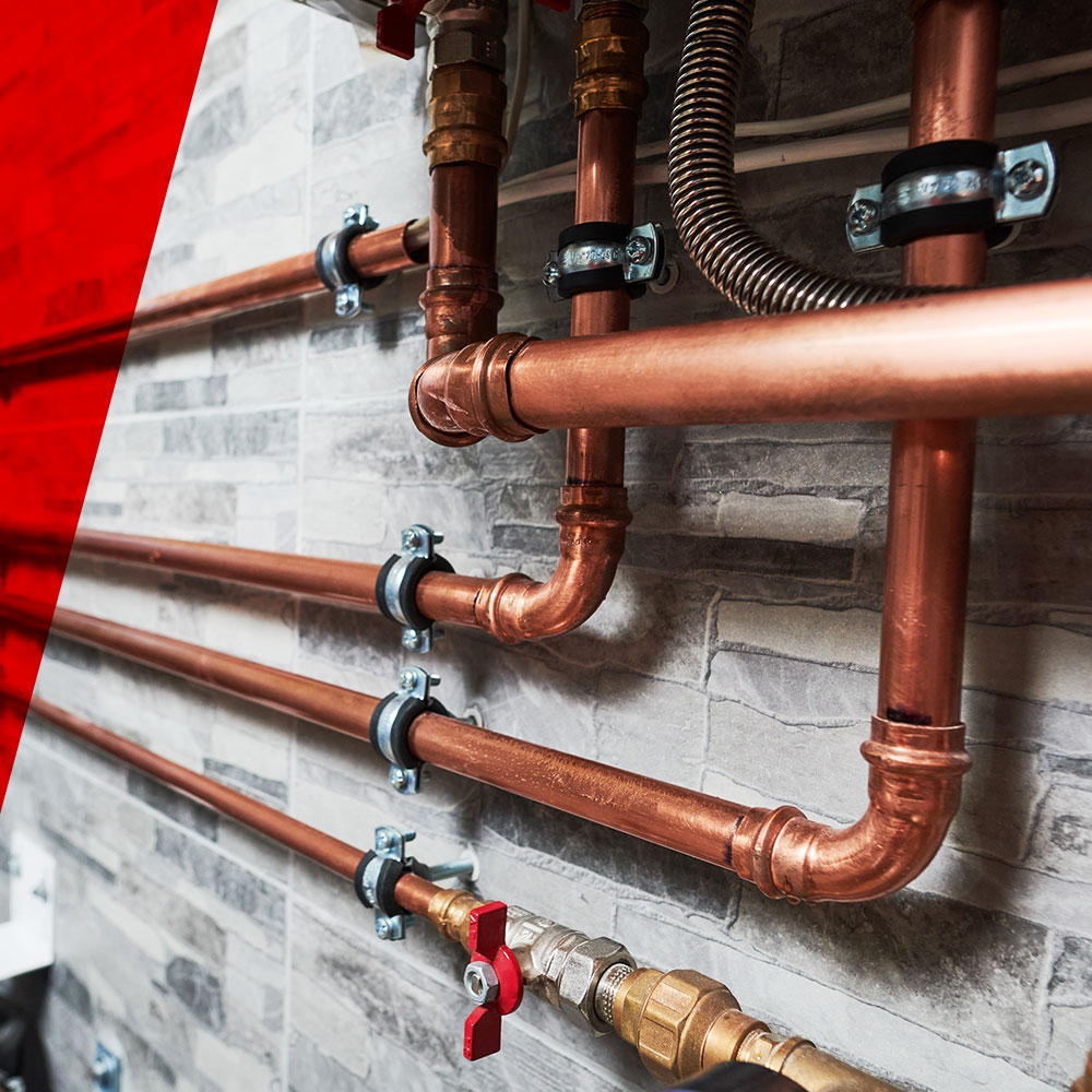 Commercial plumbing pipes